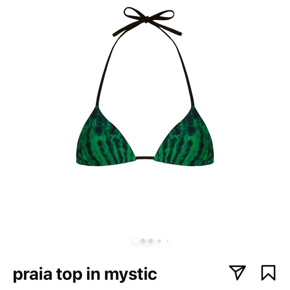 Tropic Of C Praia Top in Mystic Green - Picture 3 of 5